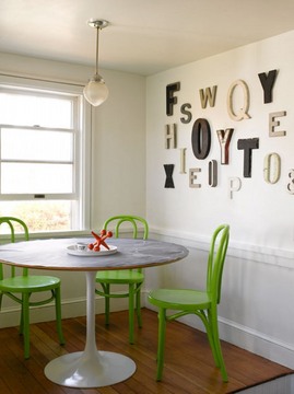 ダイニング,カラフル,色使い